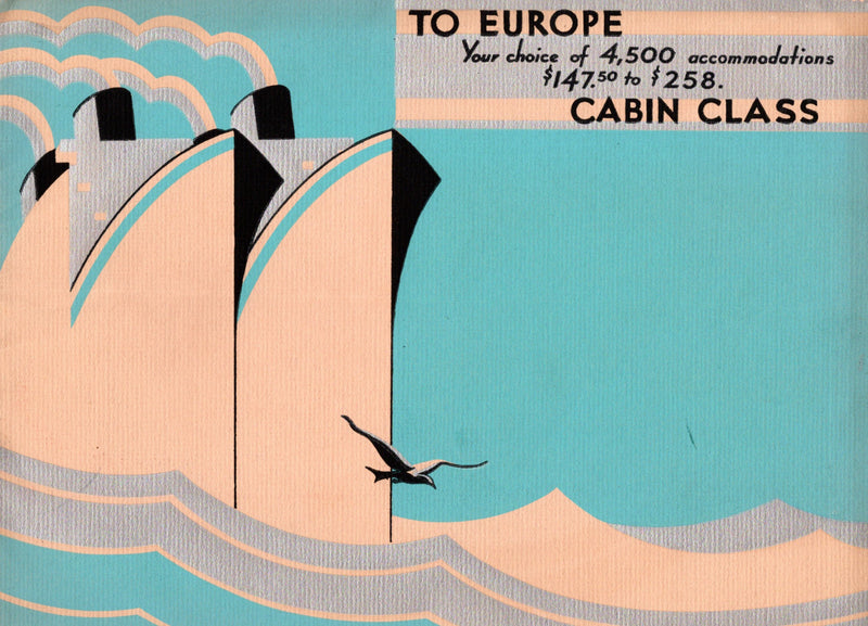 Various: pre-war - 1931 White Star & Red Star Cabin Class interiors brochure