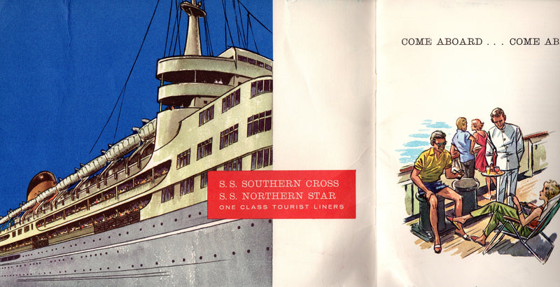 SOUTHERN CROSS & NORTHERN STAR - 1962 deluxe promotional brochure