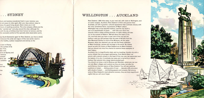 SOUTHERN CROSS & NORTHERN STAR - 1962 deluxe promotional brochure