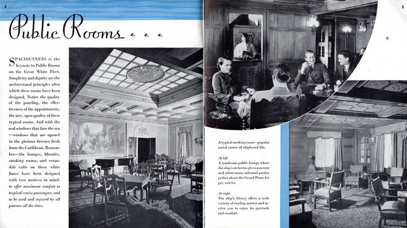 Various: pre-war - United Fruit Company interiors brochure