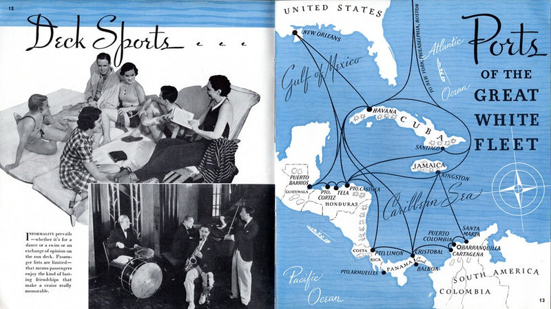Various: pre-war - United Fruit Company interiors brochure