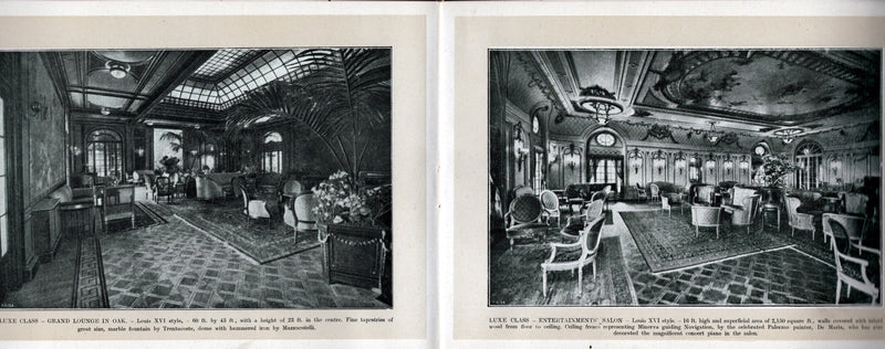 GIULIO CESARE: 1922 - Prestige intro interiors brochure w/ inlaid cover