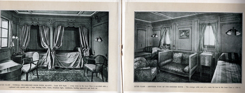 GIULIO CESARE: 1922 - Prestige intro interiors brochure w/ inlaid cover