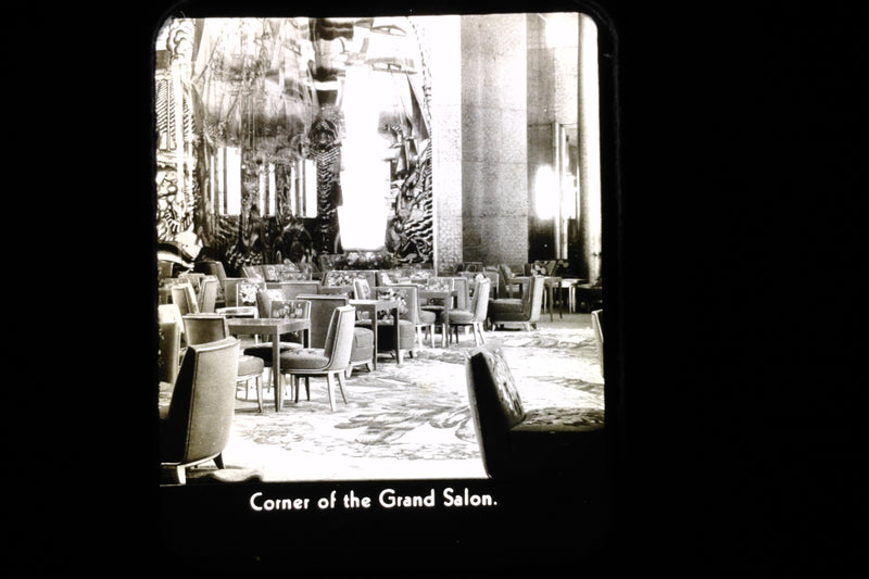 NORMANDIE: 1935 - 15 "Tru-View" 35 mm slides with wonderful details