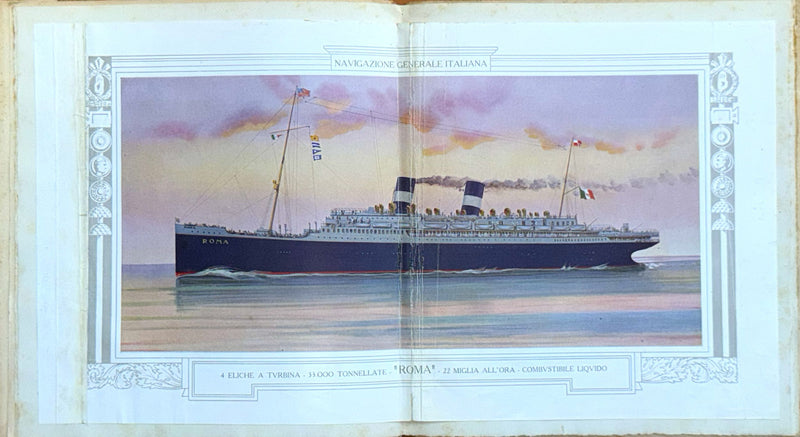 ROMA: 1926 - Ultra-deluxe interiors album w/ silver Goddess Roma on cover