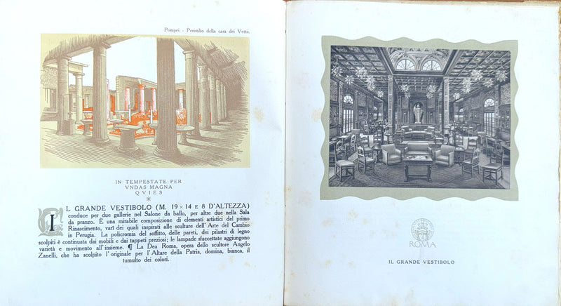 ROMA: 1926 - Ultra-deluxe interiors album w/ silver Goddess Roma on cover