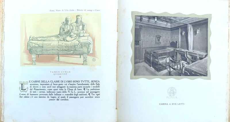 ROMA: 1926 - Ultra-deluxe interiors album w/ silver Goddess Roma on cover