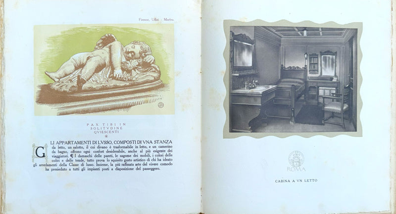 ROMA: 1926 - Ultra-deluxe interiors album w/ silver Goddess Roma on cover