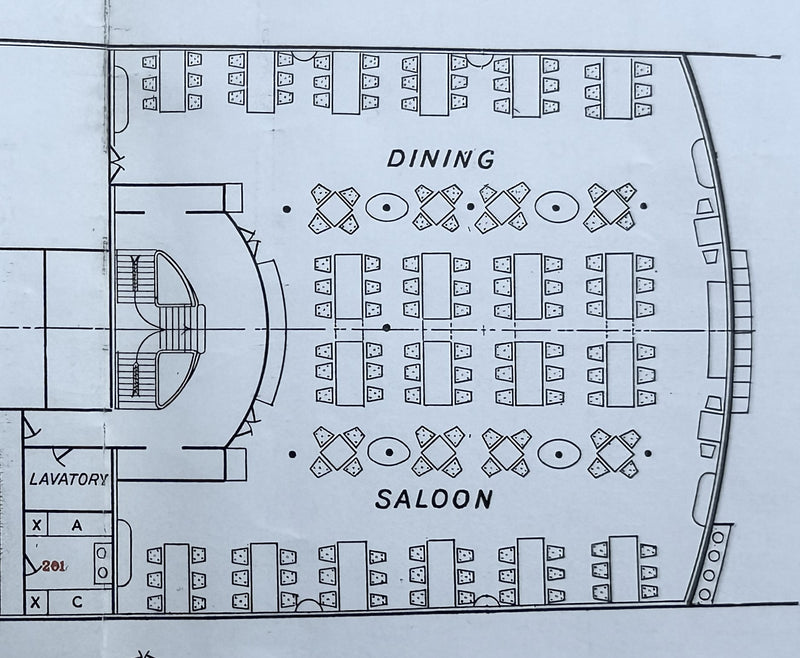 LAFAYETTE: 1915 - Cruise brochure w/ large deck plans & interior photos