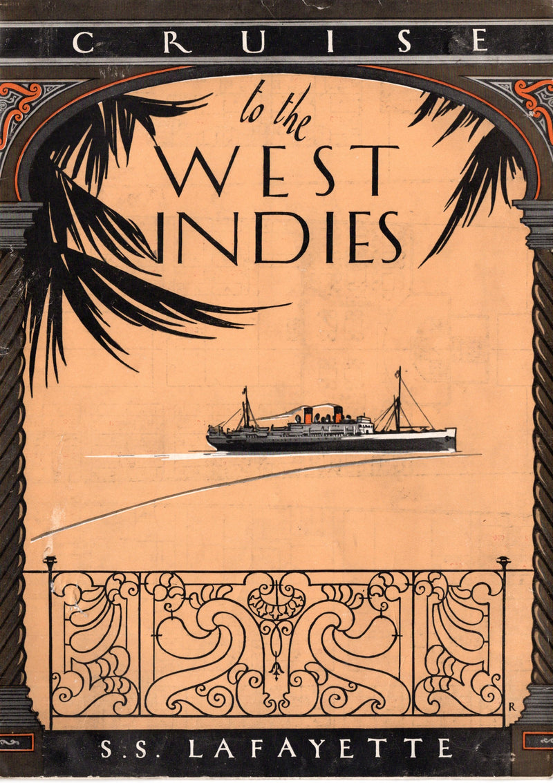 LAFAYETTE: 1915 - Cruise brochure w/ large deck plans & interior photos