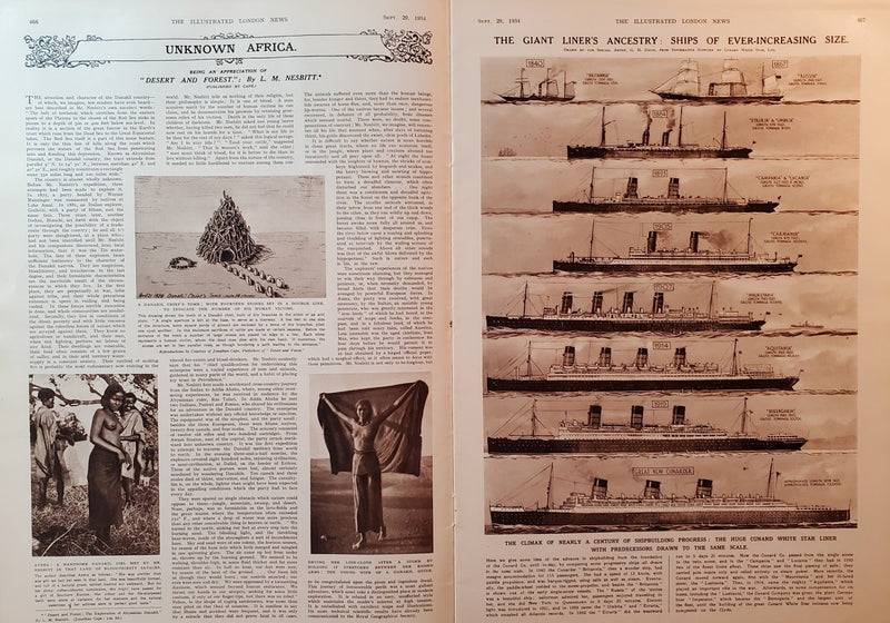 QUEEN MARY: 1936 - Illustrated London News launch issue 1934
