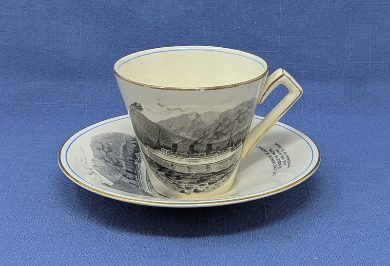 EMPRESS OF JAPAN: 1930 - Souvenir portrait cup & saucer