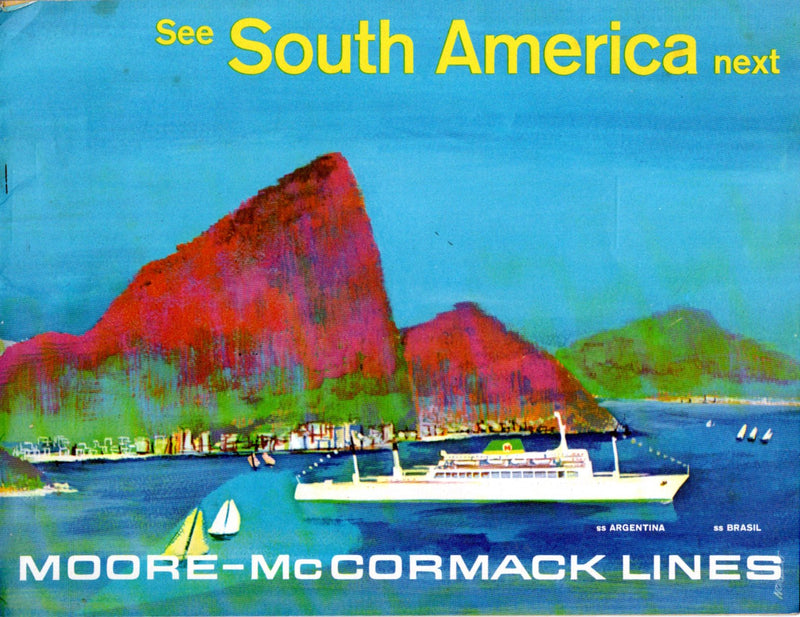 BRASIL & ARGENTINA: 1958 - Popular "See South America Next" brochure