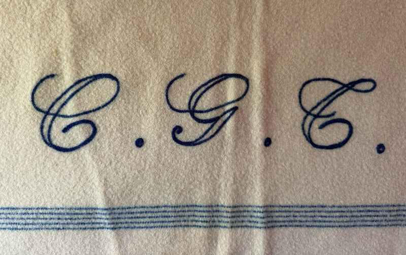 Various Ships - 1952 CGT wool blanket #2