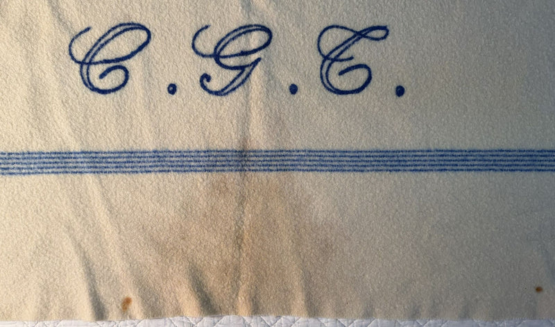 Various Ships - 1952 CGT wool blanket #2