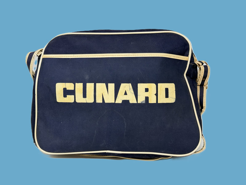 Various Ships - Cunard canvas travel bag from 1950s-60s