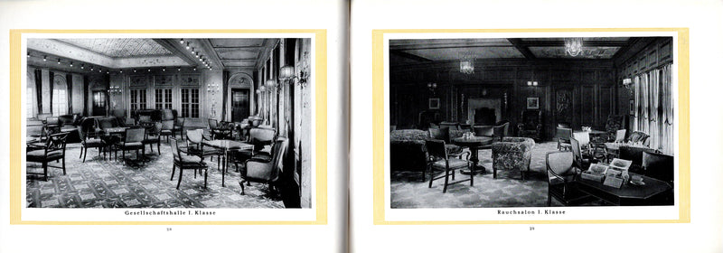 MUNCHEN: 1923 - Deluxe interiors brochure in color & b&w
