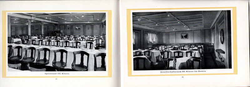 MUNCHEN: 1923 - Deluxe interiors brochure in color & b&w
