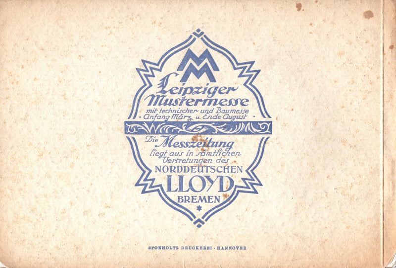 MUNCHEN: 1923 - Deluxe interiors brochure in color & b&w