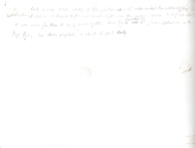 SATURNIA & VULCANIA - Detailed photo at Genoa