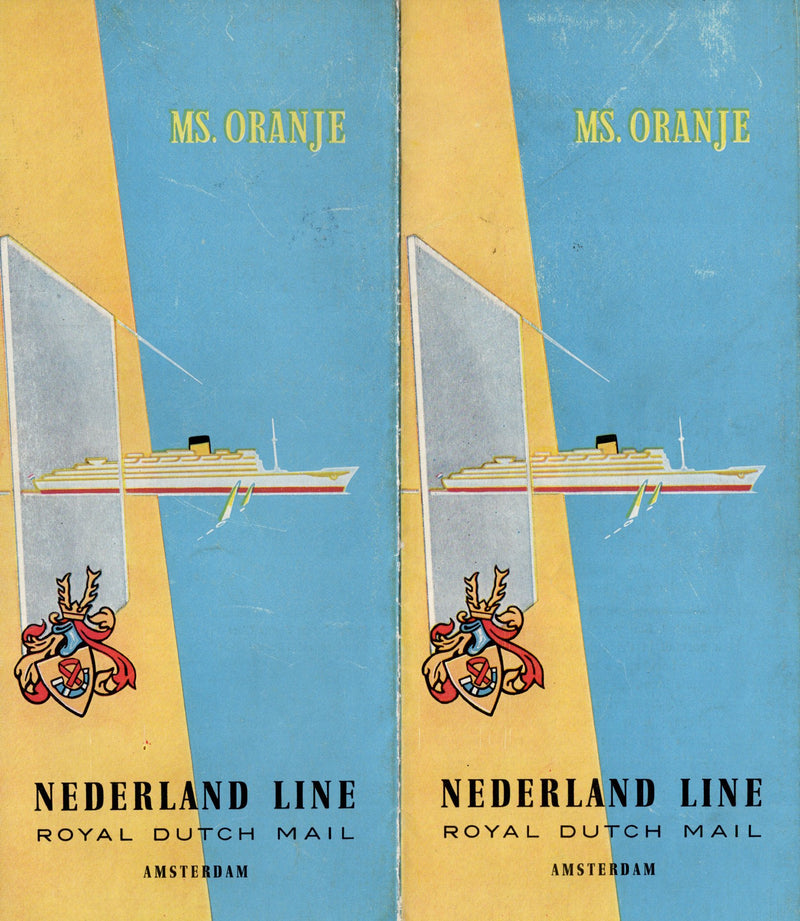 ORANJE: 1939 - First & Tourist interiors brochure