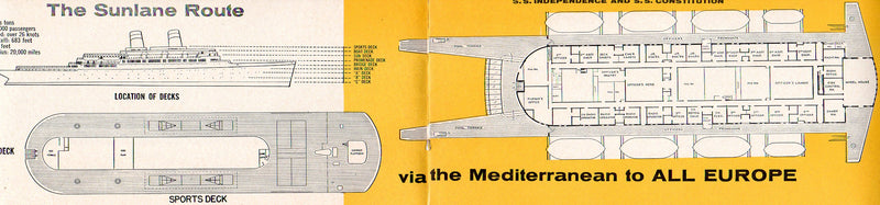 INDEPENDENCE & CONSTITUTION: 1951 - Pre-retrofit deck plan