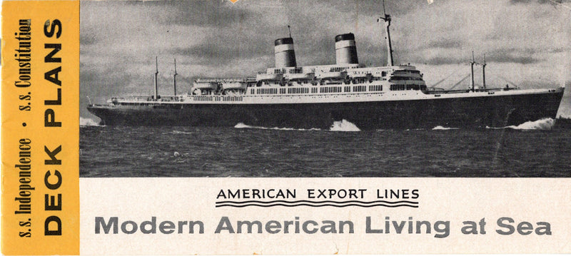 INDEPENDENCE & CONSTITUTION: 1951 - Pre-retrofit deck plan