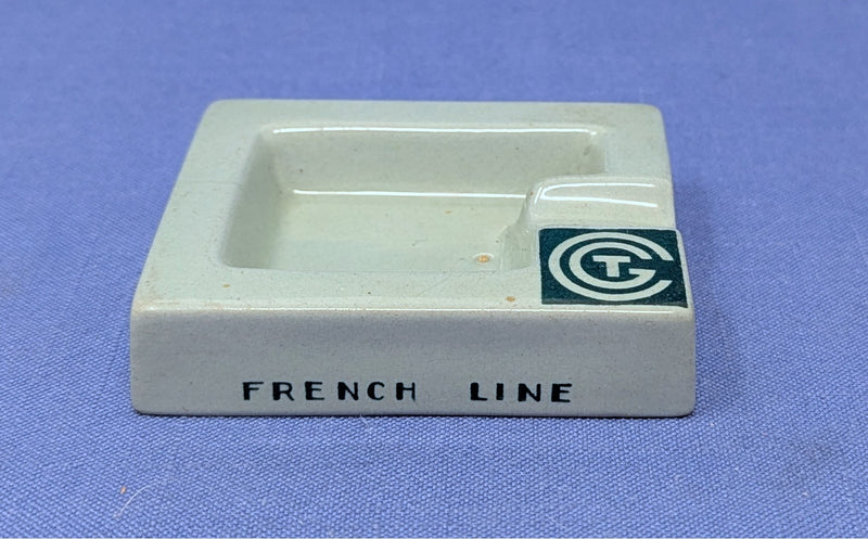 NORMANDIE: 1935 - Famed Jean Luce "cube" ashtray