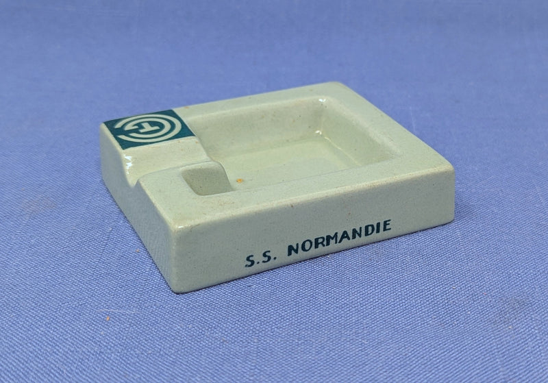 NORMANDIE: 1935 - Famed Jean Luce "cube" ashtray