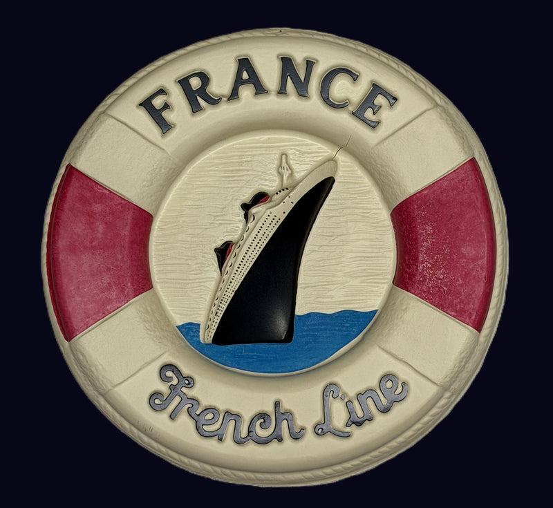 FRANCE: 1962 - Life ring agency wall display