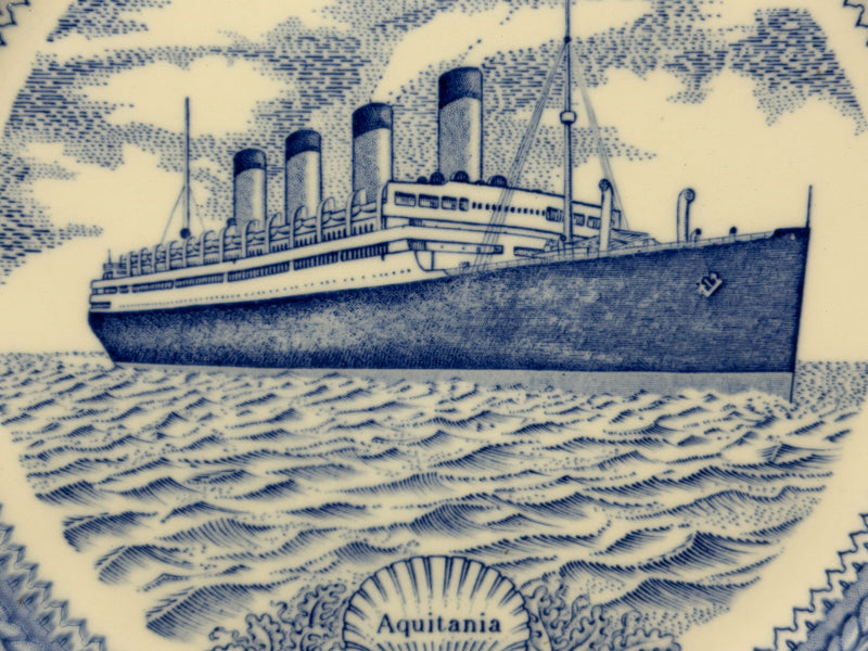 AQUITANIA: 1914 - Mason's Ironstone portrait plate