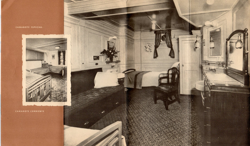 CABO DE HORNOS & CABO DE BUENA ESPERANZA: 1921 - 1948 interiors brochure