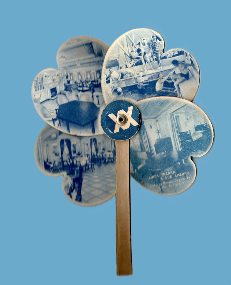 CABO DE HORNOS & CABO DE BUENA ESPERANZA: 1921 - Novelty fold-out fan w/ interiors