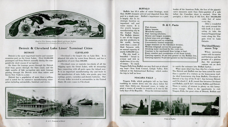 Various: pre-war - 1924 D&L Lines 60-page fleet & services brochure