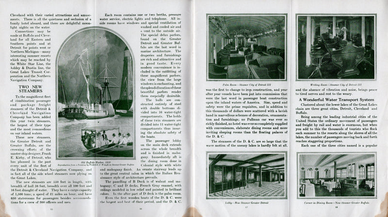 Various: pre-war - 1924 D&L Lines 60-page fleet & services brochure