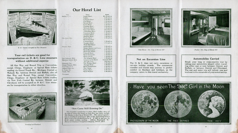 Various: pre-war - 1924 D&L Lines 60-page fleet & services brochure