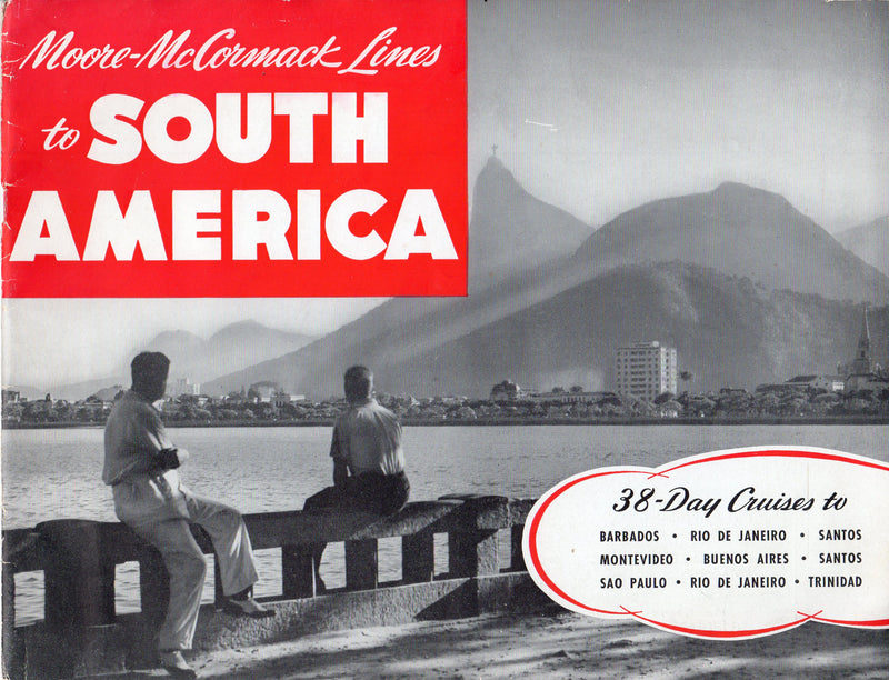 BRAZIL, ARGENTINA & URUGUAY - 1940 brochure w/ interiors & destinations