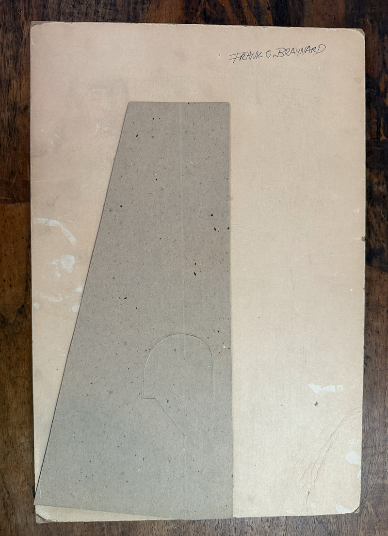 MAURETANIA: 1907 - Original agency standee for 1932 cruise