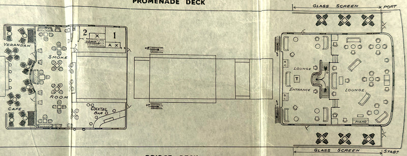 CITY OF NAGPUR: 1922 - Cruise plan from 1938