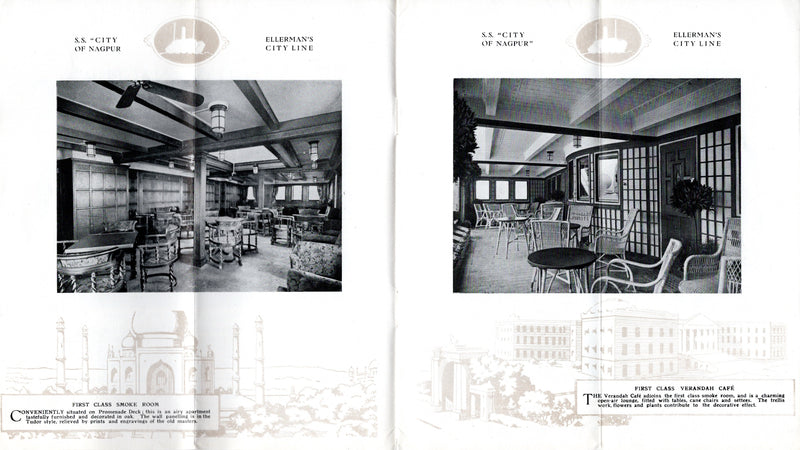CITY OF NAGPUR: 1922 - Interiors brochure circa 1922