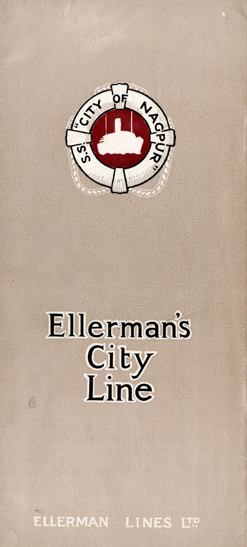 CITY OF NAGPUR: 1922 - Interiors brochure circa 1922