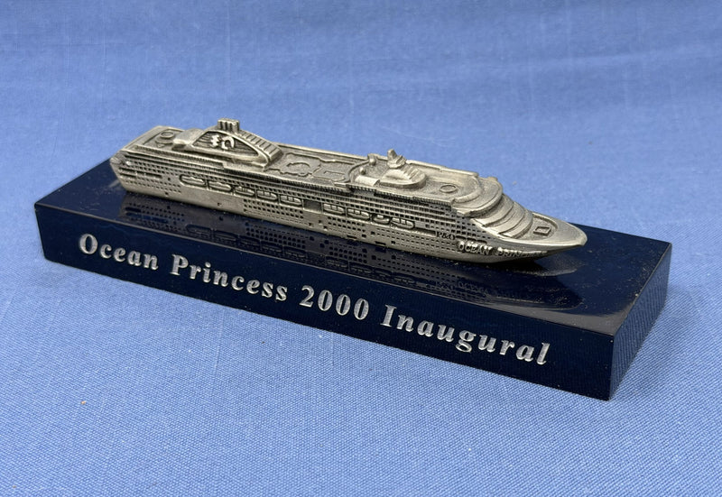 OCEAN PRINCESS: 2000 - Pewter model on base