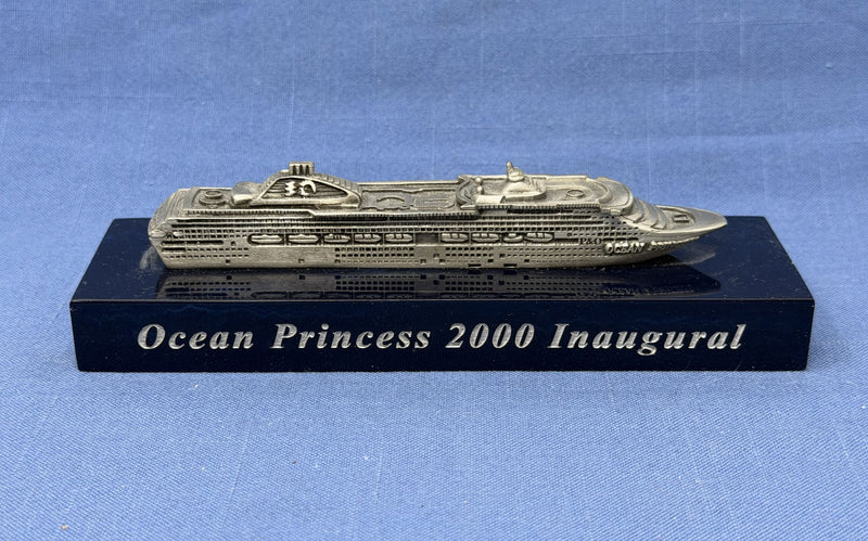 OCEAN PRINCESS: 2000 - Pewter model on base