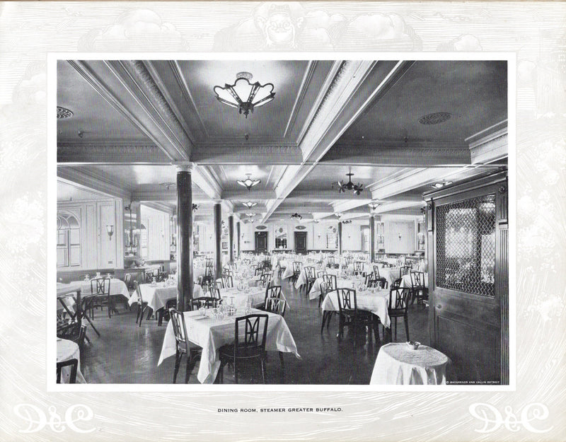 GREATER BUFFALO: 1925 - Deluxe souvenir album w/ large photos of Great Lakes steamer