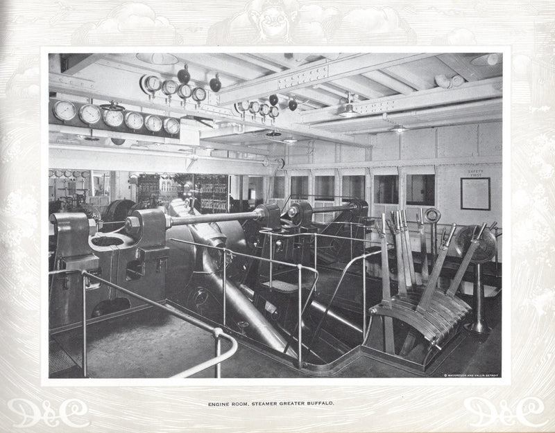 GREATER BUFFALO: 1925 - Deluxe souvenir album w/ large photos of Great Lakes steamer