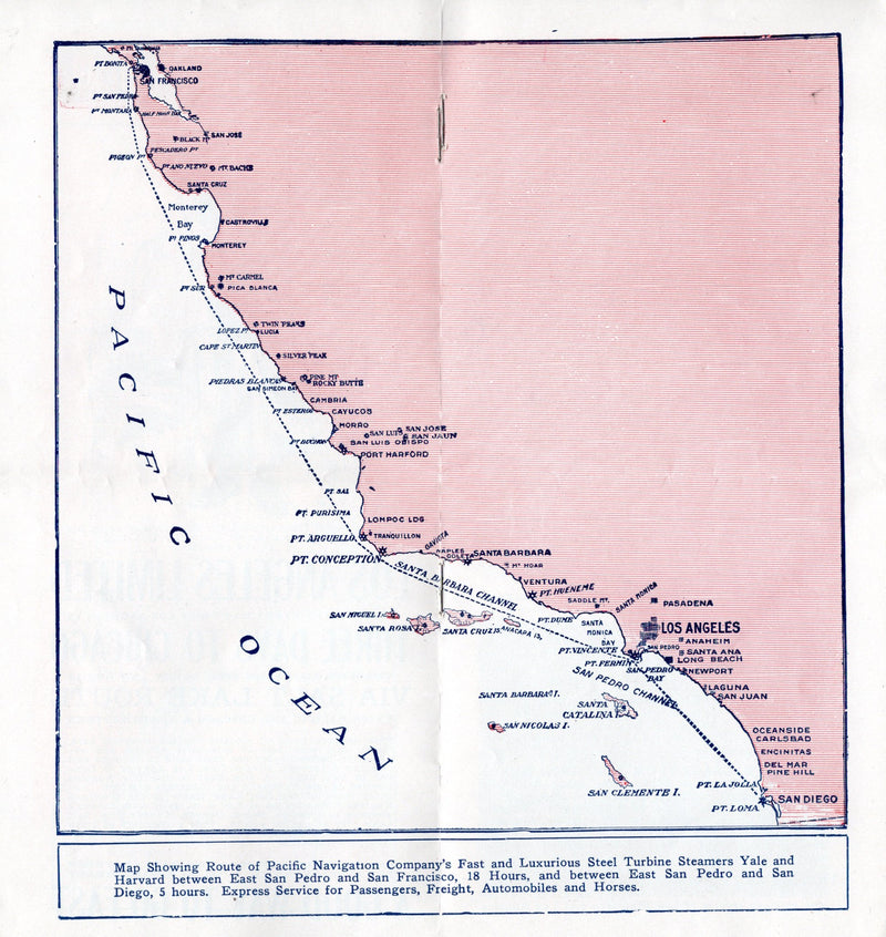 HARVARD & YALE: 1907 - 1913 Pacific Coast brochure w/ plans & pics of speedy twins