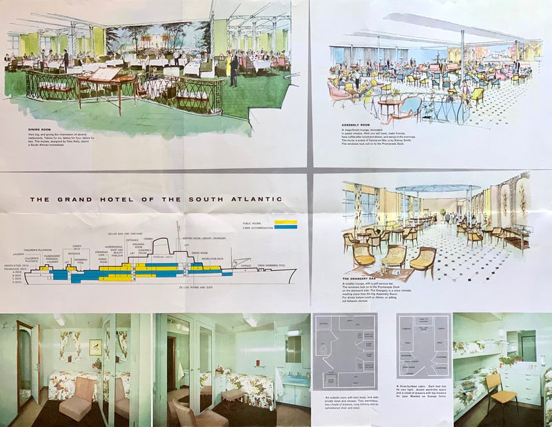 TRANSVAAL CASTLE: 1962 - Pre-maiden intro brochure