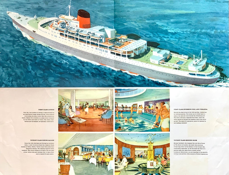TRANSVAAL CASTLE: 1962 - Pre-maiden intro brochure