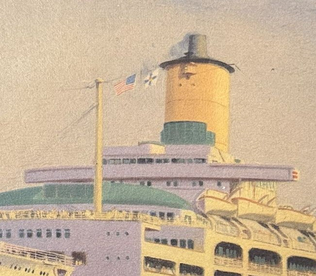 ORSOVA: 1954 - Agency portrait outbound from San Francisco