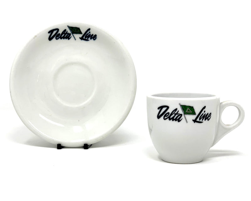 DEL NORTE, DEL SUD & DEL MAR - Delta Line demi cup & saucer